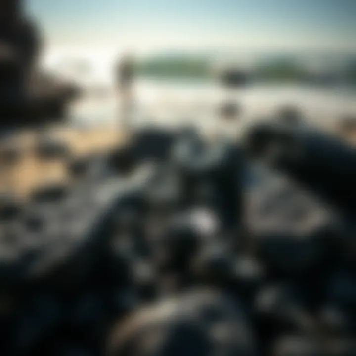 Magnificent The Intricacies of Black Stones on Beaches