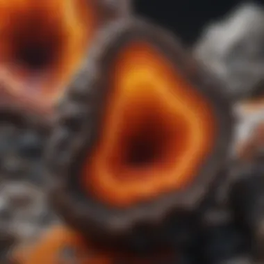 Agate Forming in Volcanic Voids