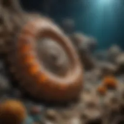 Mesmerizing Ammonite Fossil on Display