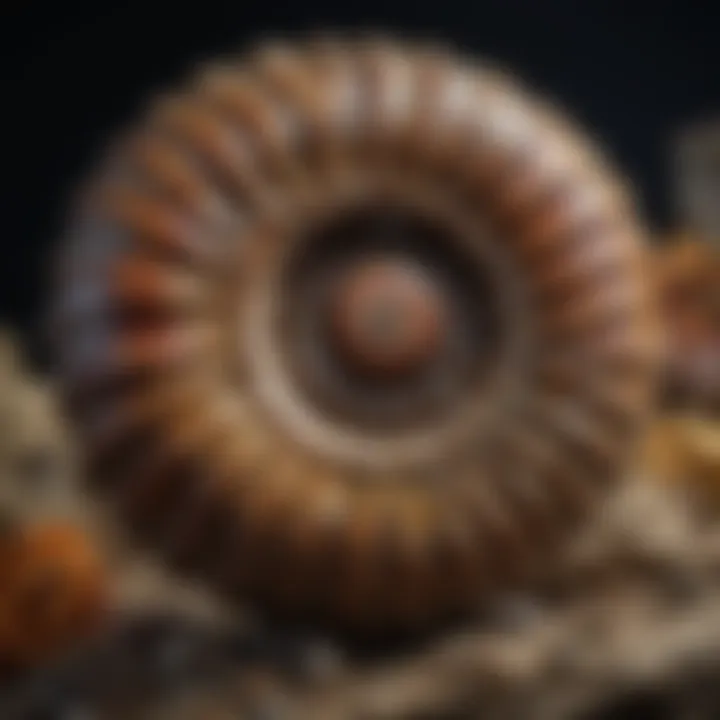 Exquisite Ammonite Fossil in Natural Setting