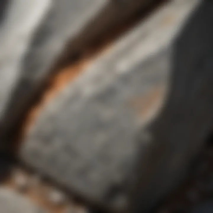 Artistic representation of granite used in sculpture and decor