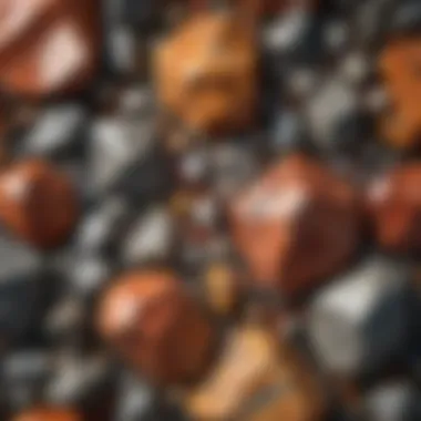Granite Mineral Composition Under Magnification Mineral composition of granite under magnification highlighting its geology