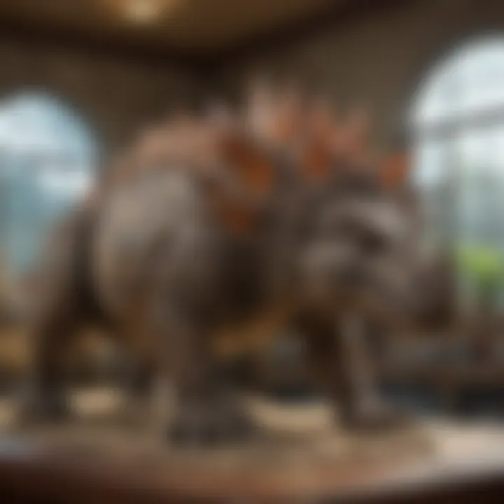 Ankylosaurus Fossil Collection Displayed in Museum Exhibit