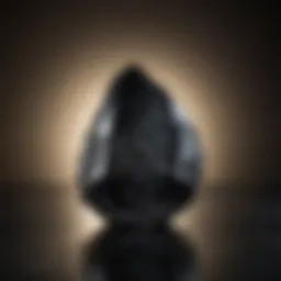 Glistening Black Obsidian Specimen