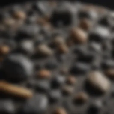 Tools and materials for identifying black rock characteristics
