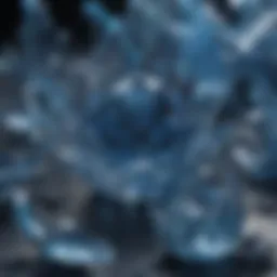 Exquisite Blue Tinted Crystal