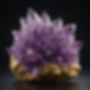 Captivating Amethyst Cluster Formation