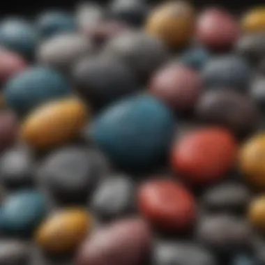 The Diverse Spectrum of Carborundum Stones A collection of various carborundum stones in different colors and shapes