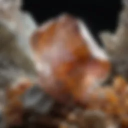 A close-up of Caribbean quartz showcasing its unique colors and textures