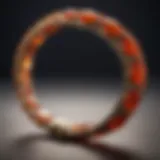 Exquisite carnelian bracelet with intricate craftsmanship