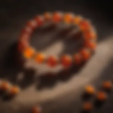 Ancient carnelian artifacts showcasing cultural significance