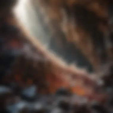 Enigmatic Cave Crystal Wall Crystal Encrusted Cave Wall