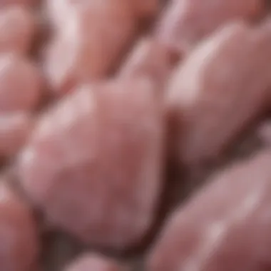 Close-Up of Rose Quartz Veins