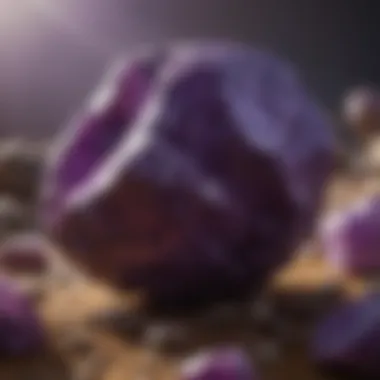 Collector's Treasure: Purple Sparkle Rock