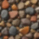 Diverse igneous rock formations showcasing texture and color