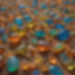Ethiopian opal displaying vivid color play