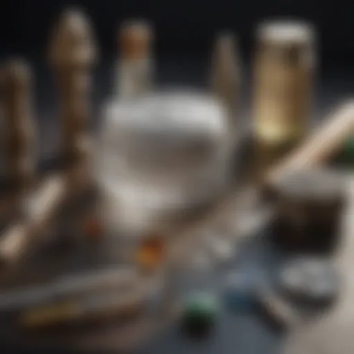 Crystal Cleansing Kit with Various Tools
