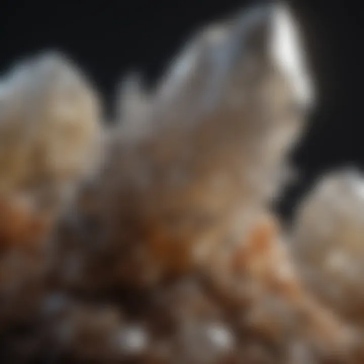 Close-up of a crystal authentication process on eBay