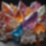 A vibrant display of various crystals available on eBay