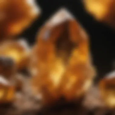 Radiant Glow of Congo Citrine Crystal Formation