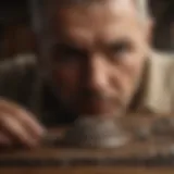 Craftsman using Dremel tool for intricate jewelry detailing