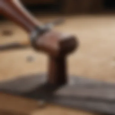 Craftsmanship and Precision: Estwing Leather Hammer in Action