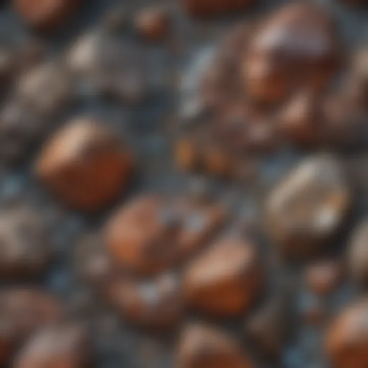 Crystal-Encrusted Rock Surface Detail