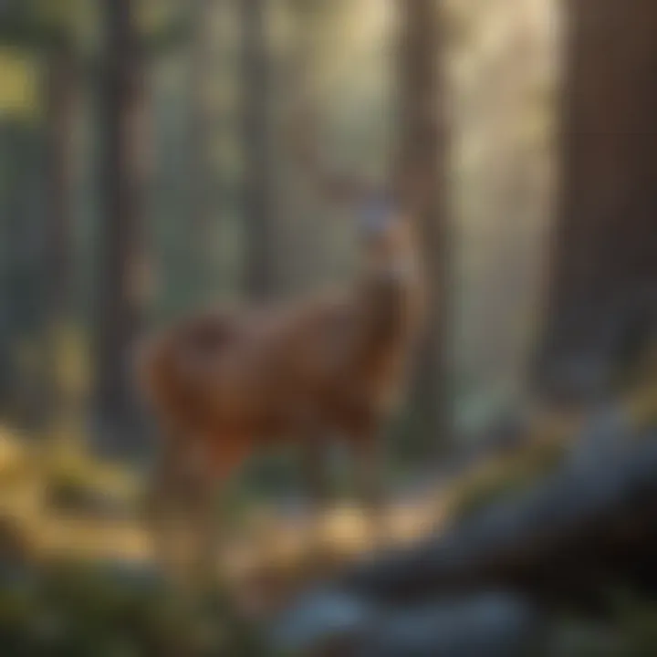 Deer in California Wilderness