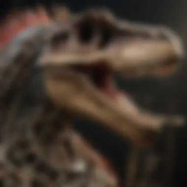 An Exquisite Model Showcasing Dinosaur Anatomy Dinosaur Skeleton Model