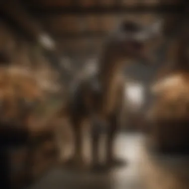 Dinosaur Store Owner Curating