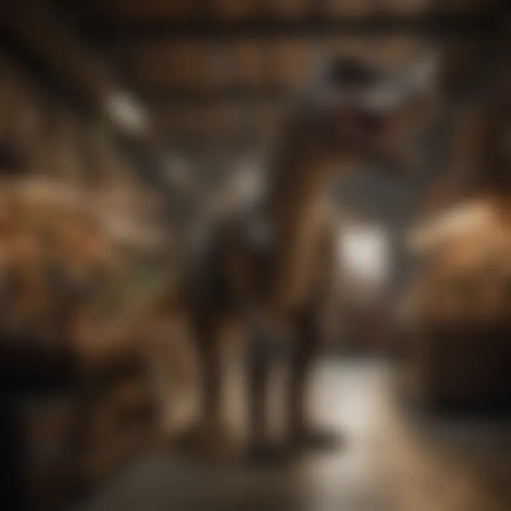 Dinosaur Store Owner Curating