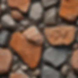 Geological formation of Dominican Stone showcasing unique textures