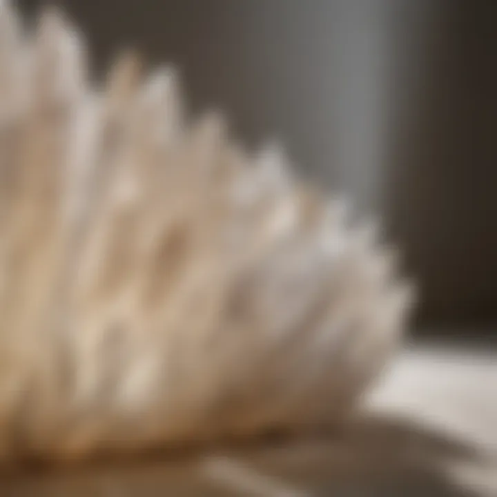 Selenite Light Fixture Casting Dreamy Shadows