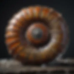 Polished Ammonite Fossil