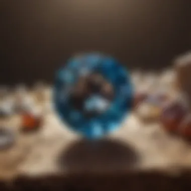 Post-drilling care methods for gemstones displayed creatively