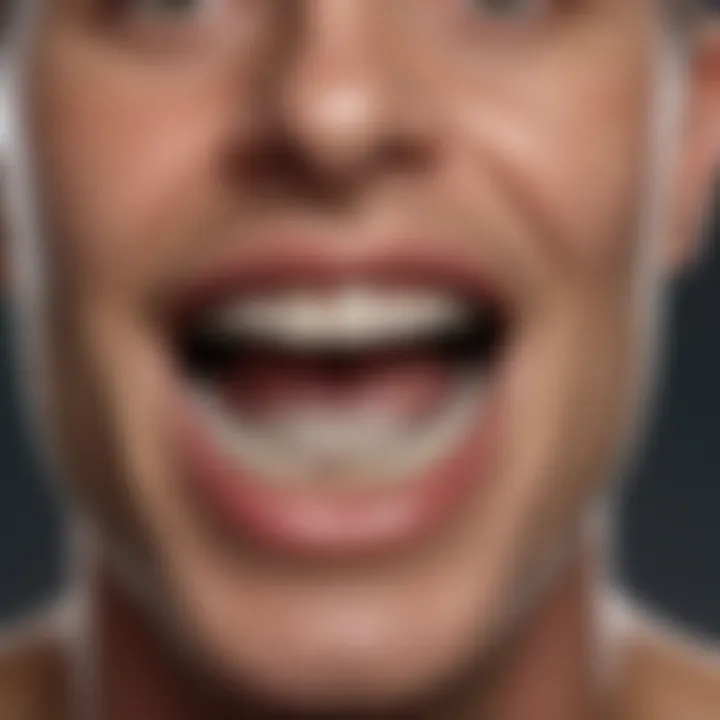 An online transaction showcasing an eBay listing for dental prosthetics