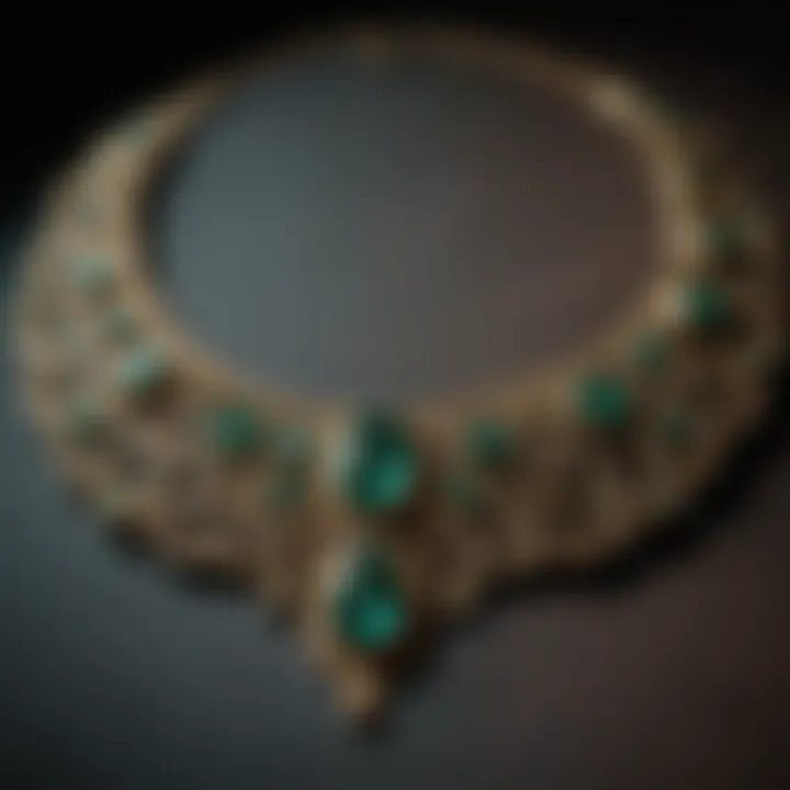 Enchanting Emerald Necklace Close-Up