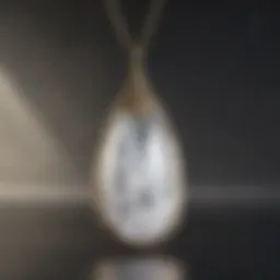 Ethereal Glow of Selenite Pendant