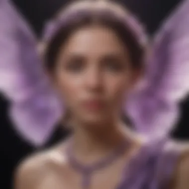 Enigmatic Amethyst Angel's Healing Aura