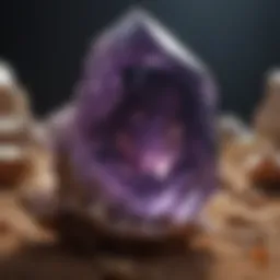 Enigmatic Amethyst Crystal Formation