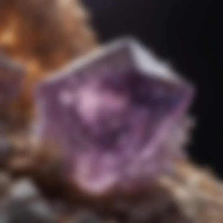 Transcendent Radiance of the Clear Purple Crystal