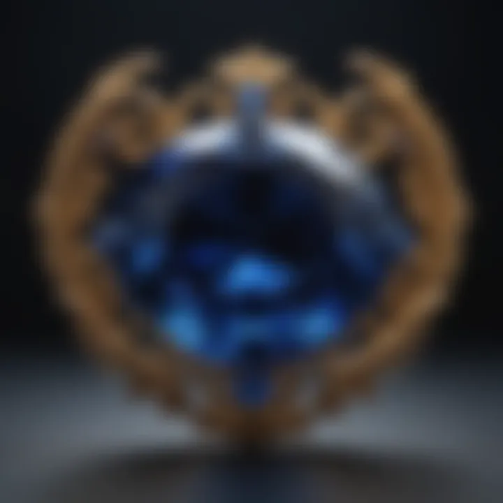 Enigmatic Sapphire Veil Gem