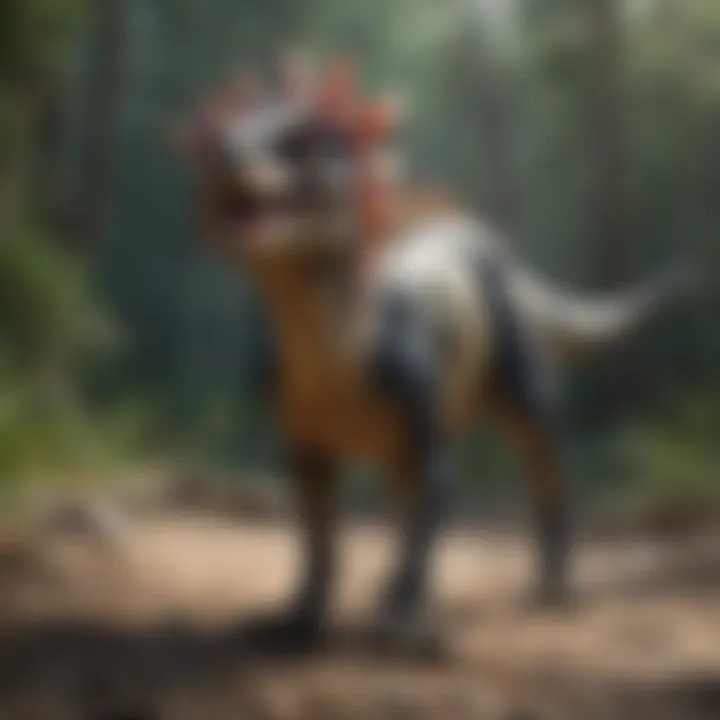 Mysterious Dilophosaurus in Jurassic Park Series