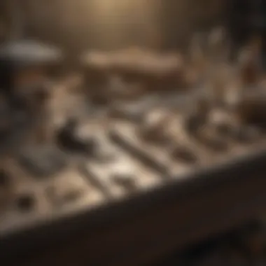 Cutting Workstation with Essential Tools Cutting workstation with essential tools