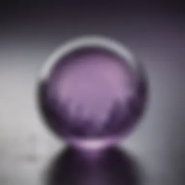 Ethereal Lavender Glass Jewel