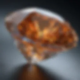 A close-up of a sparkling diamond showcasing its brilliance and clarity.
