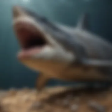 An infographic depicting the geological timeline of megalodons and their extinction.