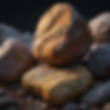 Rock Comparison: Natural vs. Ultraviolet Light Comparison of rocks under natural light and ultraviolet light