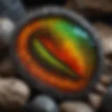 Prismatic Ammolite Fossil
