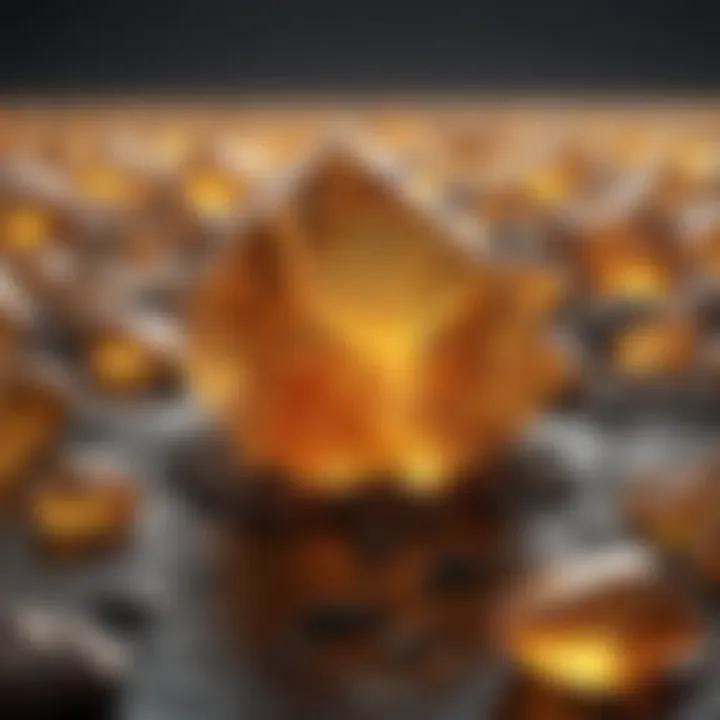 Citrine Crystal Energy Field Visualization